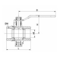 Female Temperature Measuring Brass Ball Valve